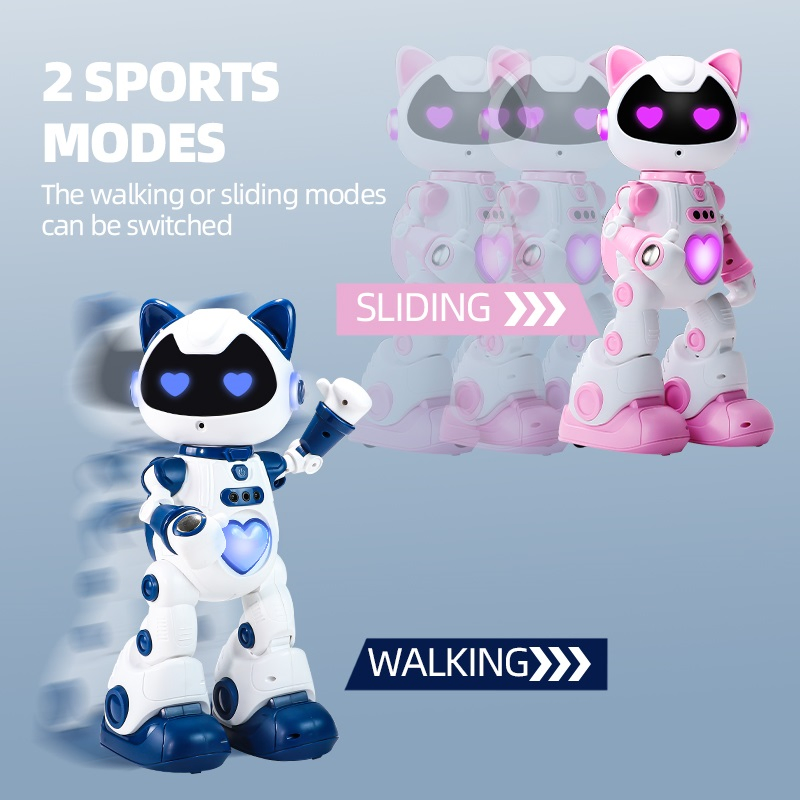 F10 Voice Control Smart Cat Interactive Early Education Toys Ai Robot with Piano Music Stem Toys for Kids