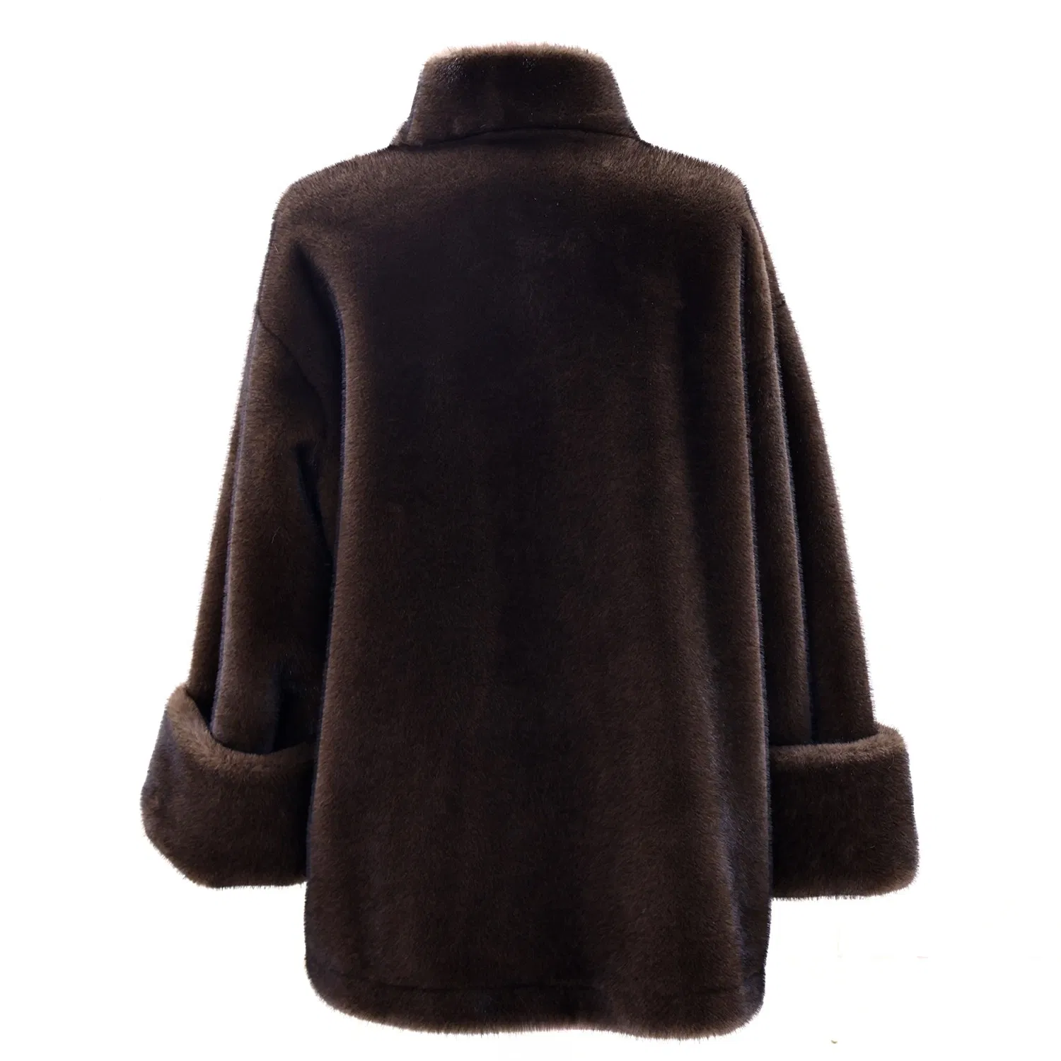 Designer Inspired Faux Mink Cropped Coats for Wholesale