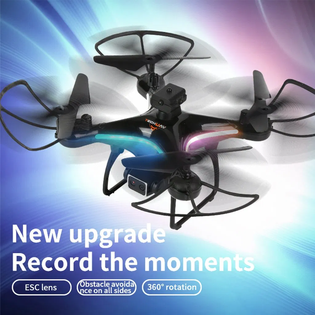 Kids Toy Colorful Lighting Drone with Four Side Obstacle Avoidance 360 Degree Rotation and Night Navigation Light