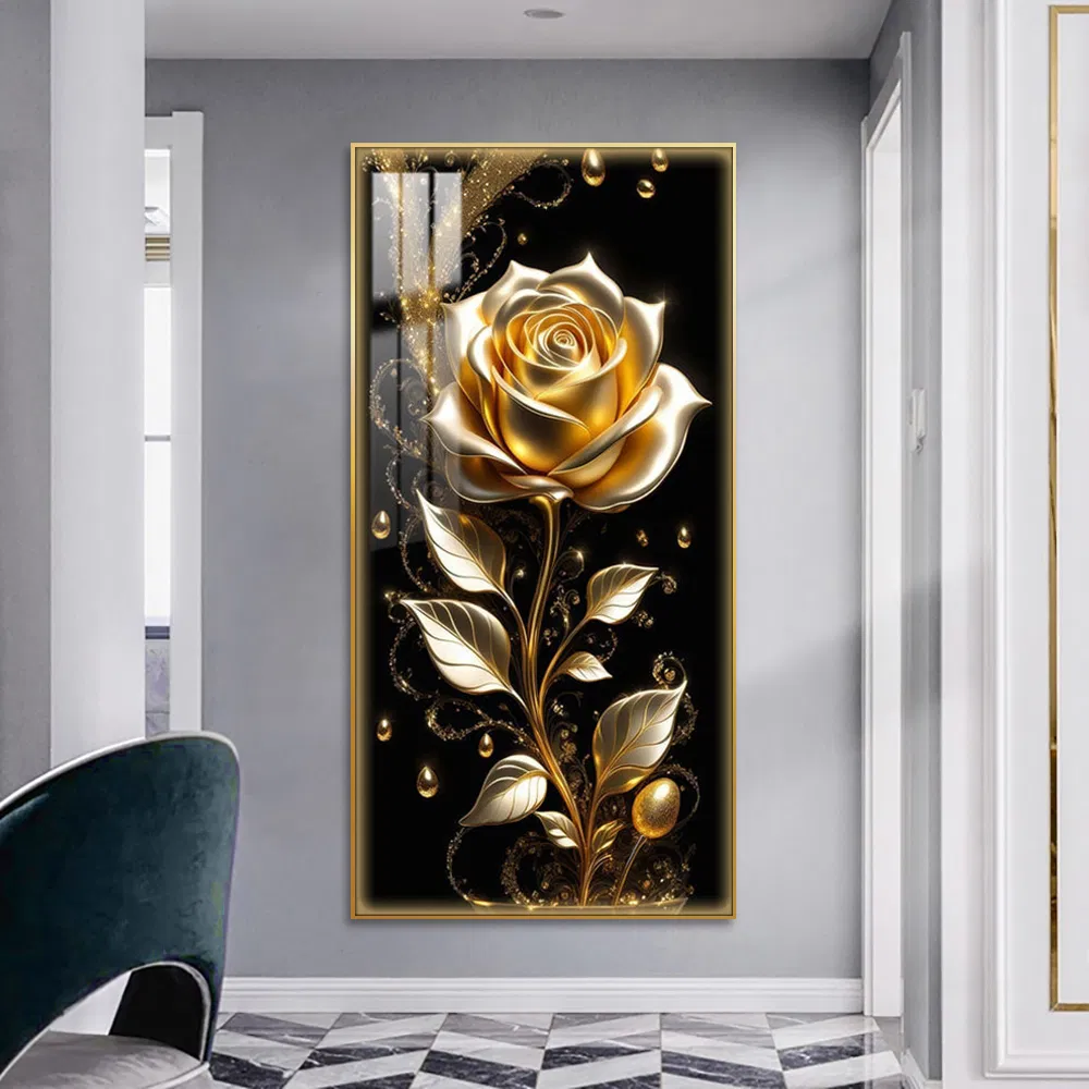 Stylish Crystal Porcelain Painting to Beautify Elegant Home Decor Wall Art