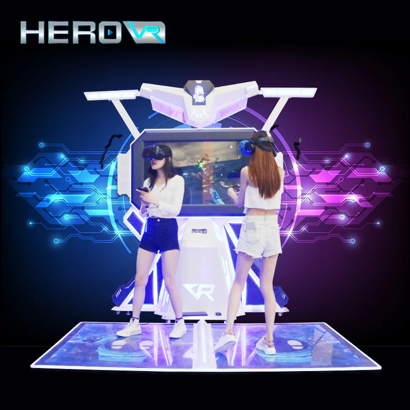 Herovr Shopping Mall High Income Quick Roi Exciting Competitive Fun Vr Shooting Game Machine