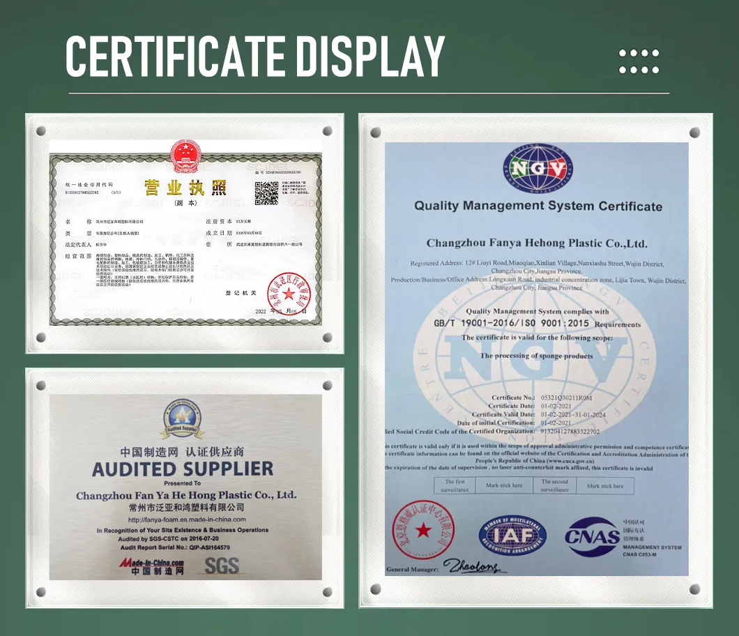 Certification Display