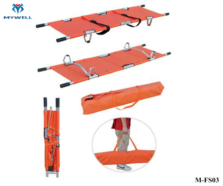 M-Fs03 Steel Foldable Multifunctional Stretcher with Competitive Price