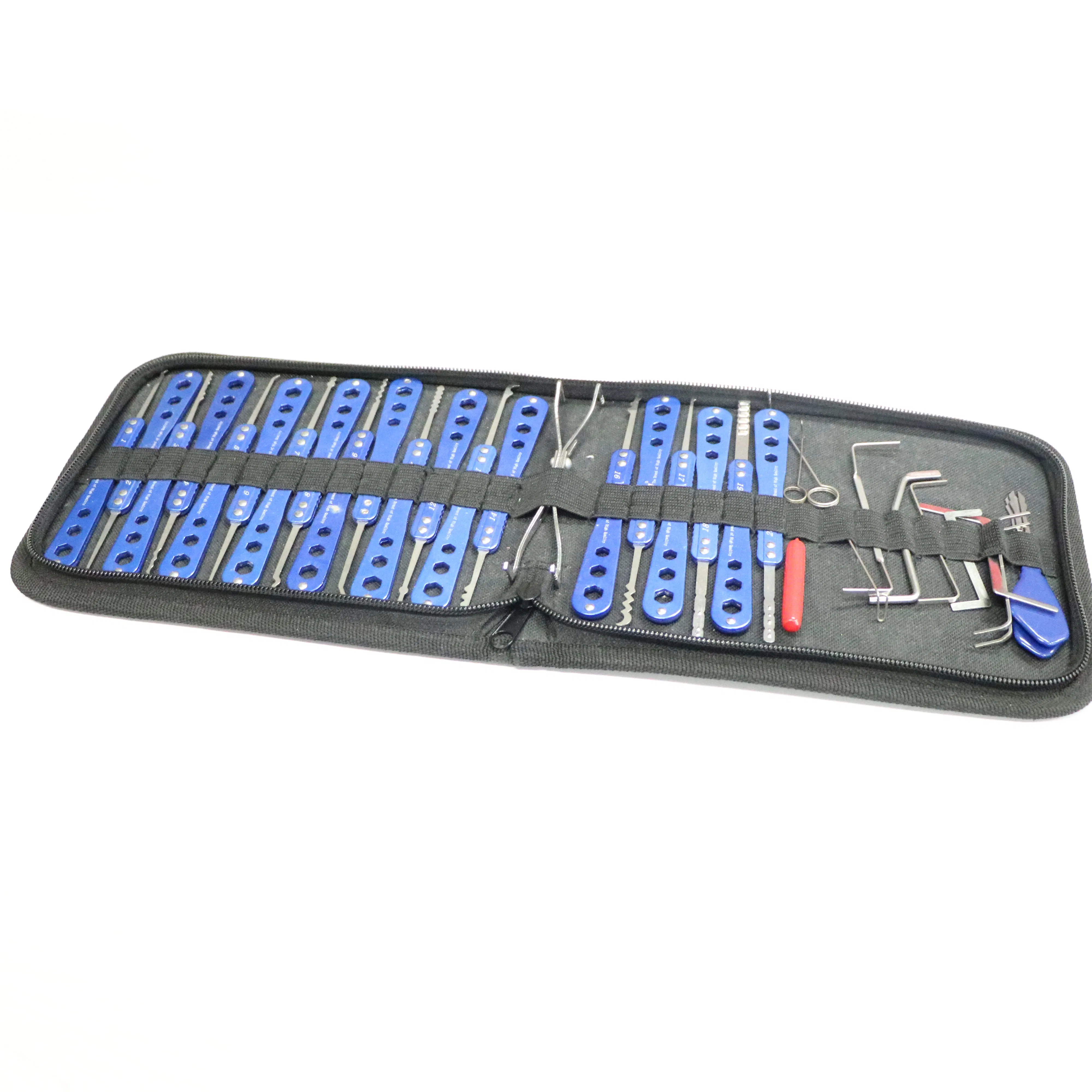 Locksmith Supplier Exercise Learning 30PCS Locksmith Automobile Lock Pick Tool Set Kit