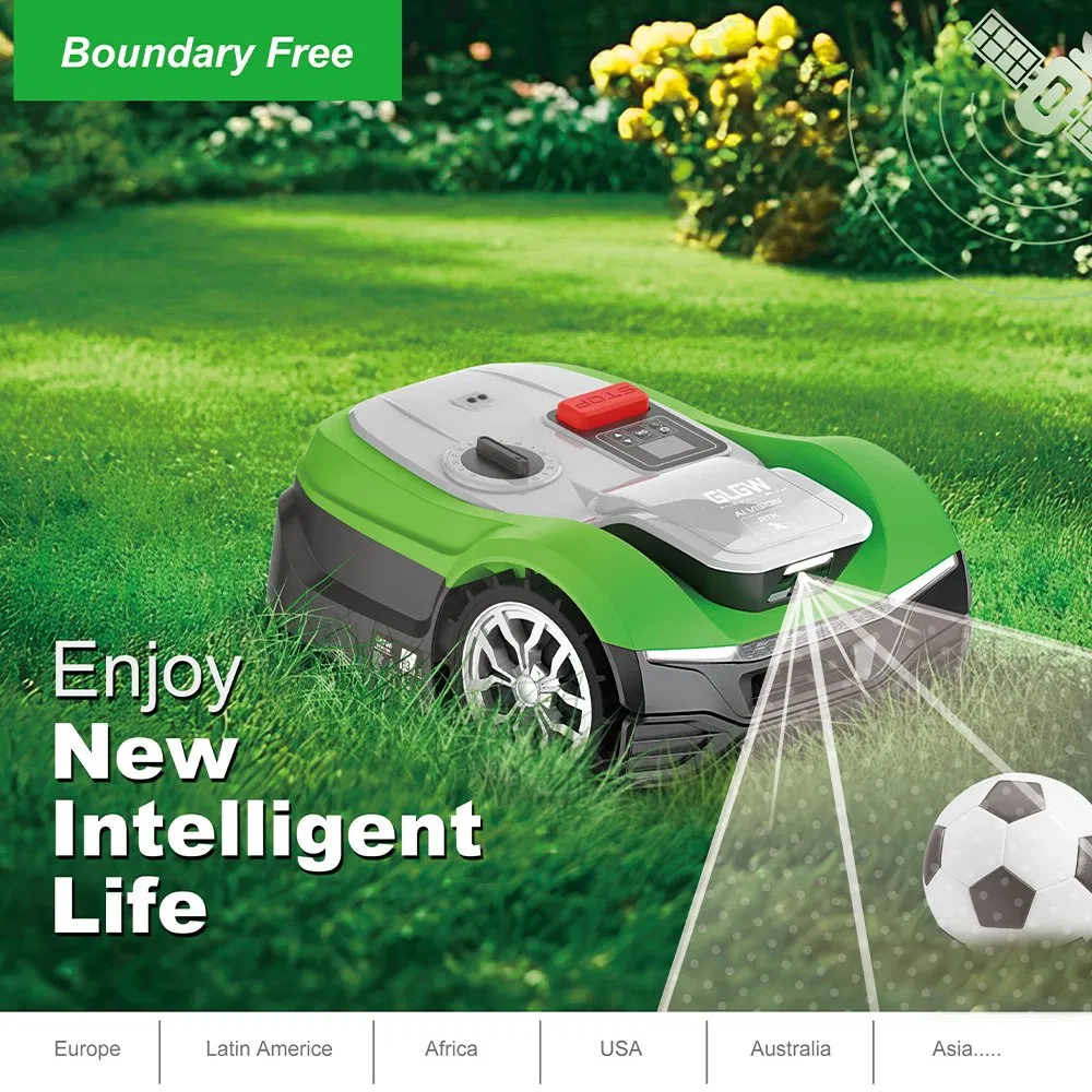 Glgw Robotic Cordless Electric Lawnmower Ai Vision Robot Lawn Mower Automatic for Garden