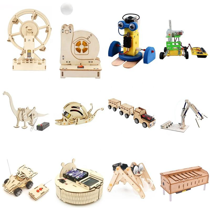 400+ Types School Students Learning Materials Self Assembly Experiment Kids Educational DIY Toy Stem Science Kit