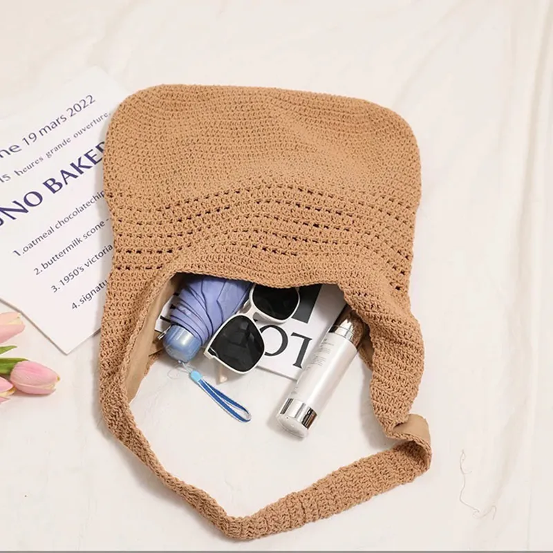 Cotton Shoulder Bag View 3