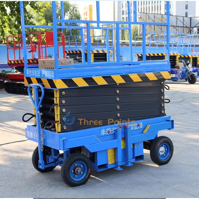 2026 New Model 500kg Man Lift Electric Mobile Scissor Lift Platform for Aerial Work