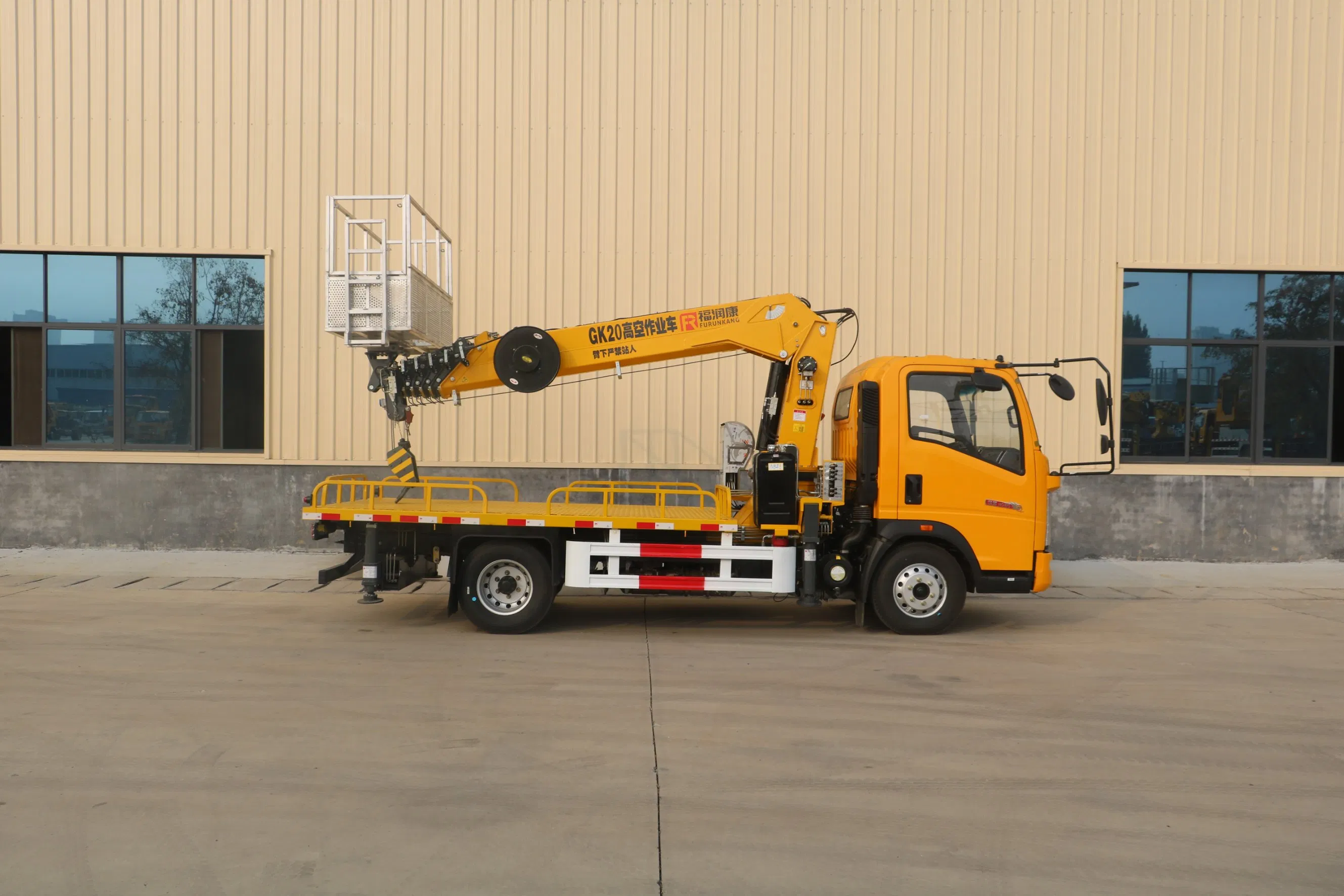 Multi-Functional Aerial Working Platform for Building Renovation, Maintenance and Cleaning