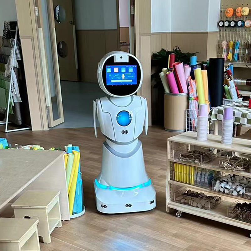 Educational Quiz Games Lesson Reinforcement Kids Learning Humanoid Robot