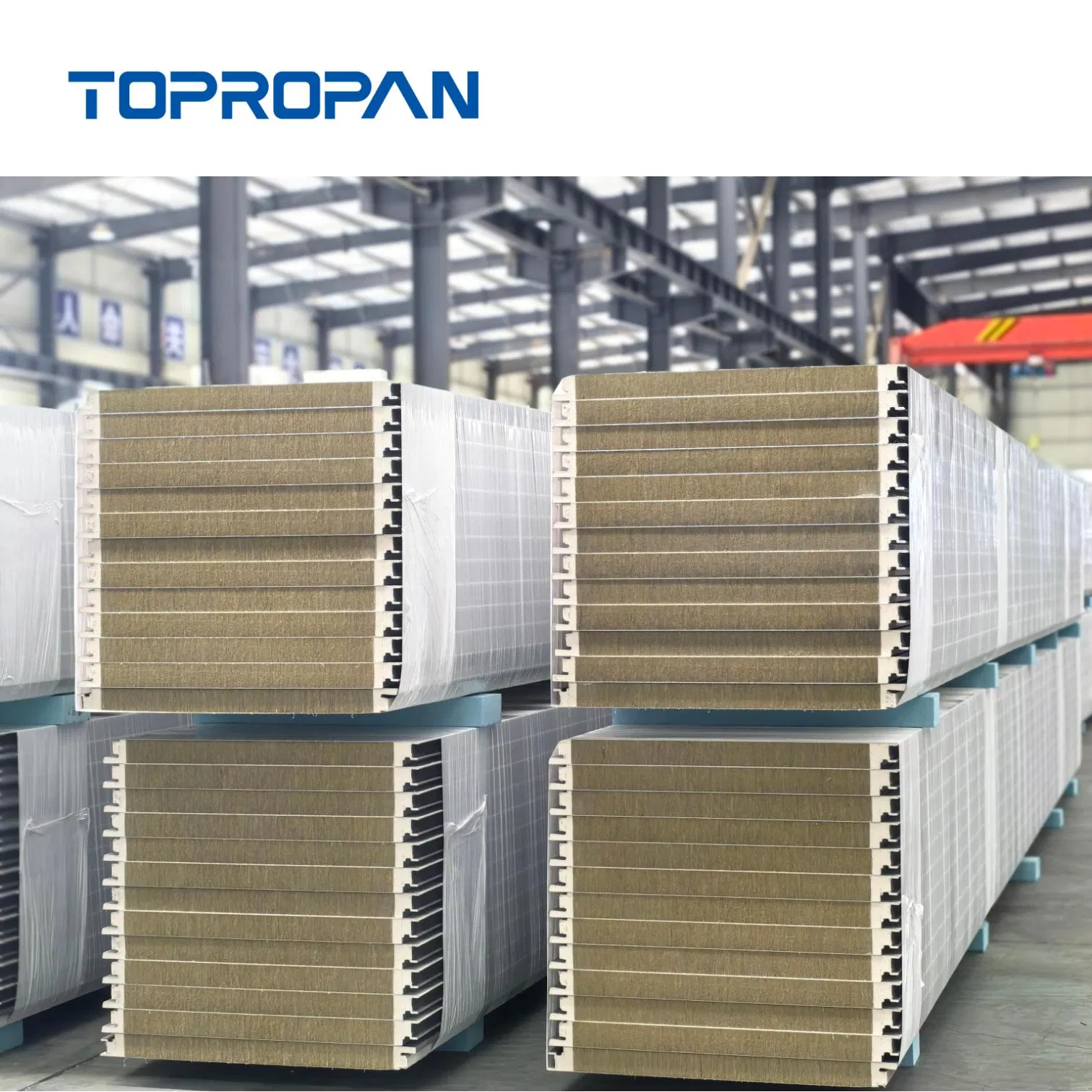 Factory Price Environmental Economical Customized Color Coated Steel PU/PIR/Rockwool Wall/Roof Insulated Sandwich Panel