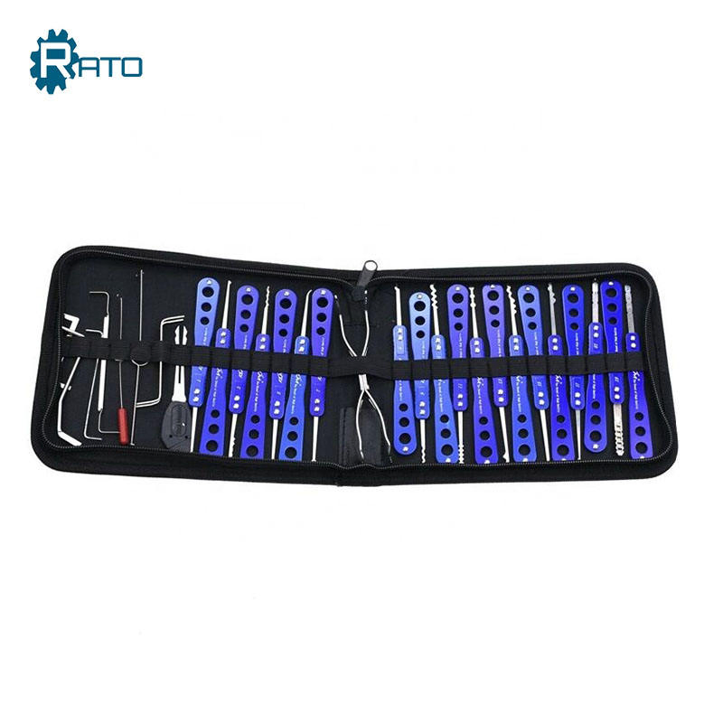 Locksmith Supplier Exercise Learning 30PCS Locksmith Automobile Lock Pick Tool Set Kit