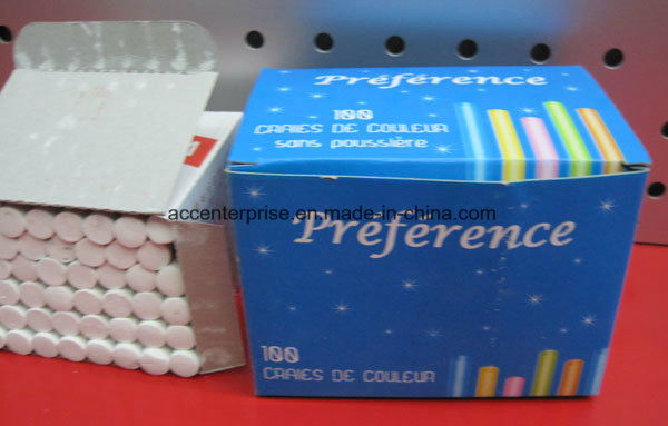 Environmental Non-Toxic Dust Free White and Colored Calcium Carbonate Chalk