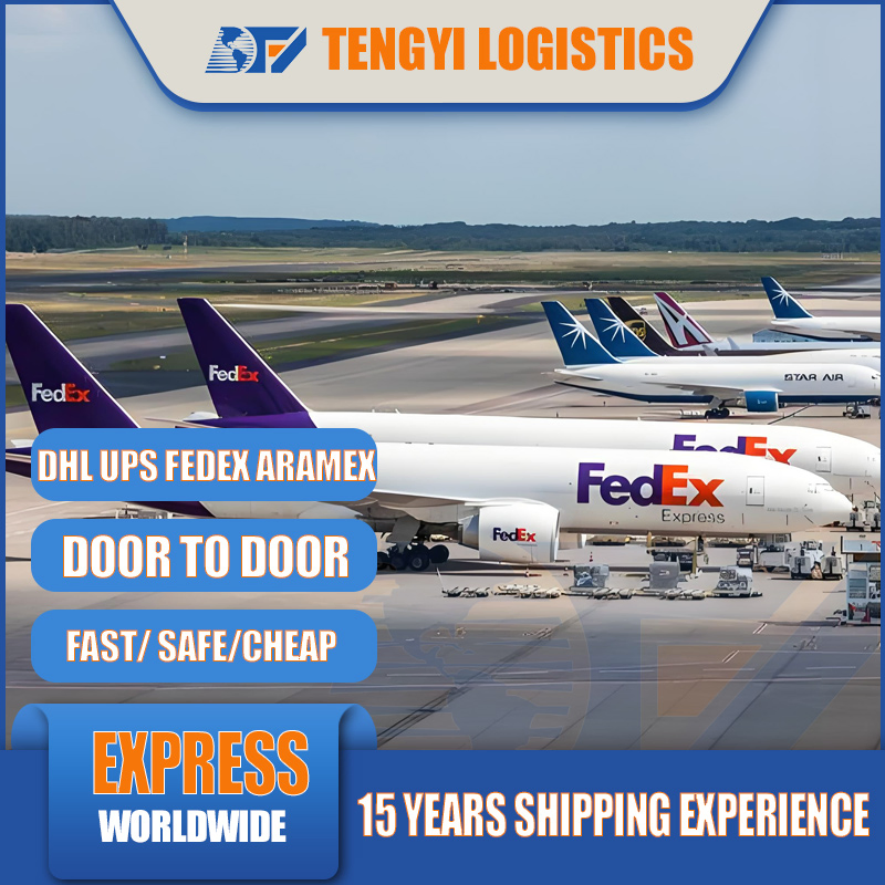 DHL/FedEx/UPS Air Shipping Air Freight Logistics From China to USA Canada Europe
