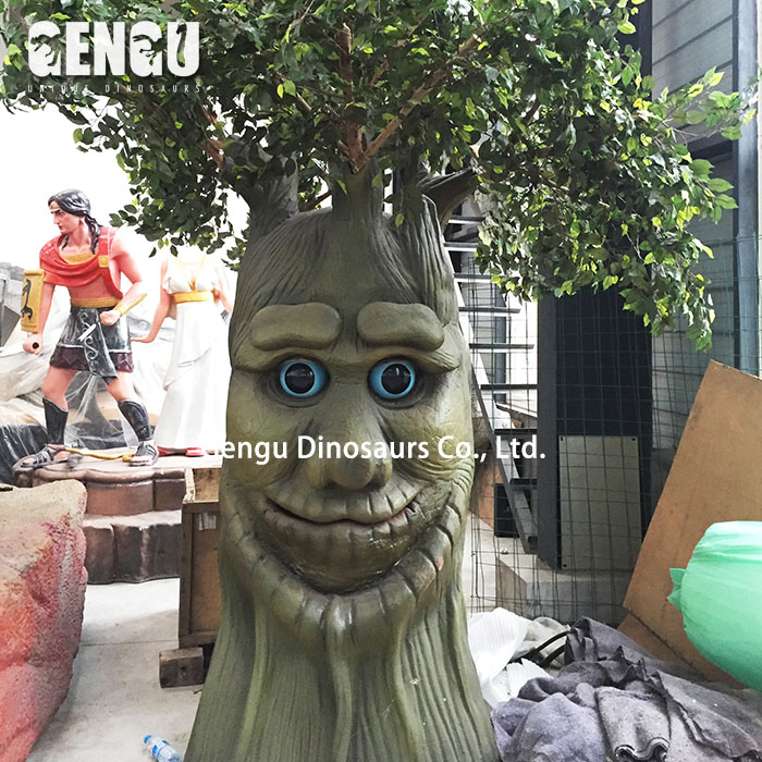 Simulation Talking Tree Robot for Game Center