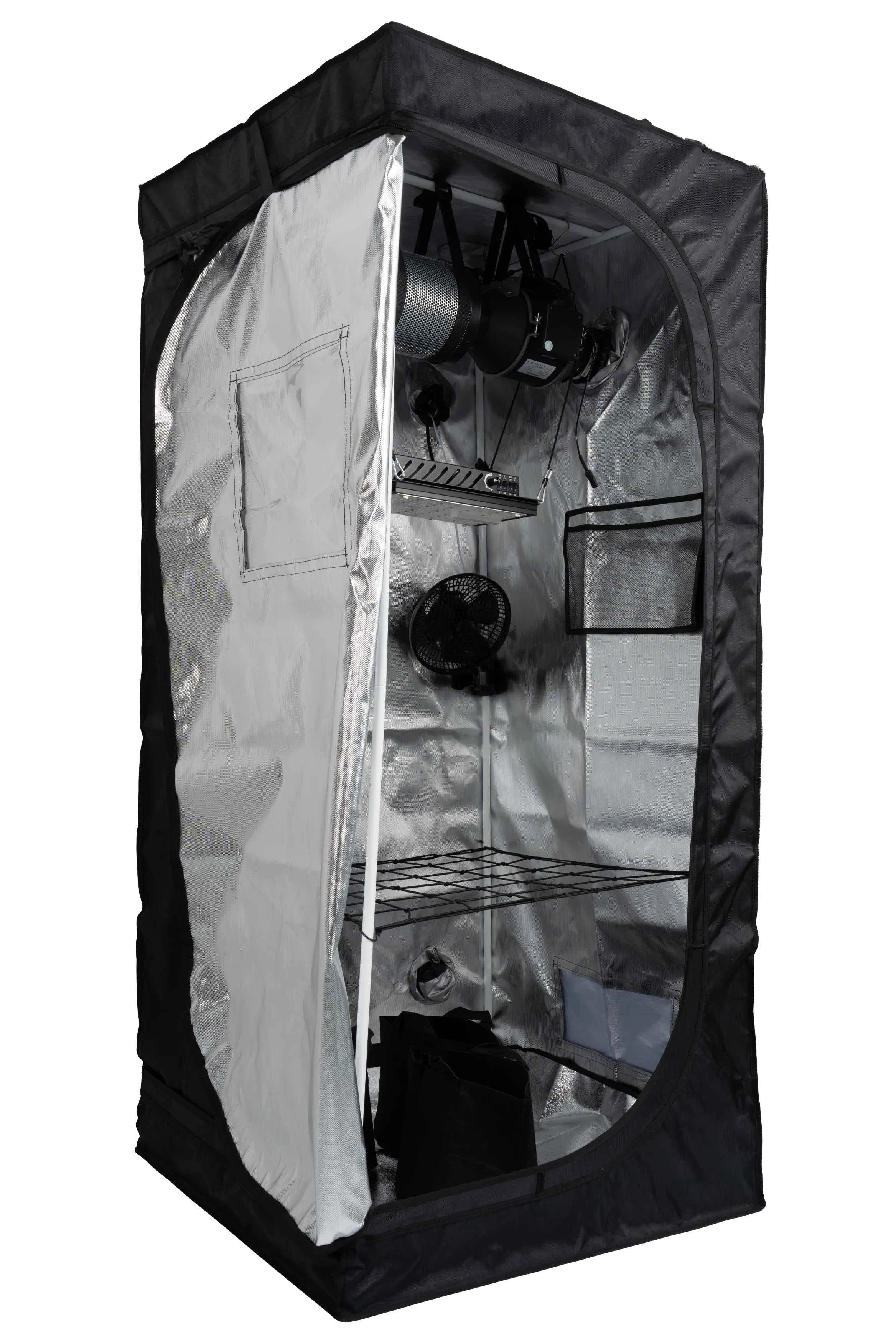 Plant Growing LED 2X2 Grow Tent Kit UVB and IR Red Good LED Flowering Grow Tent Kit with 301h Evo (CE) for Indoor Plant