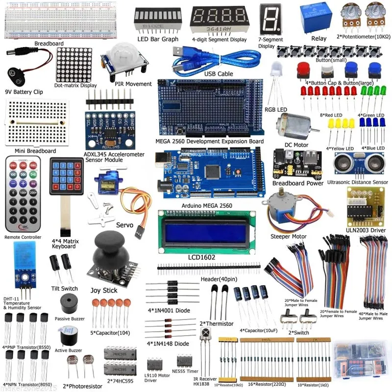 MEGA2560 Kit Component View 1