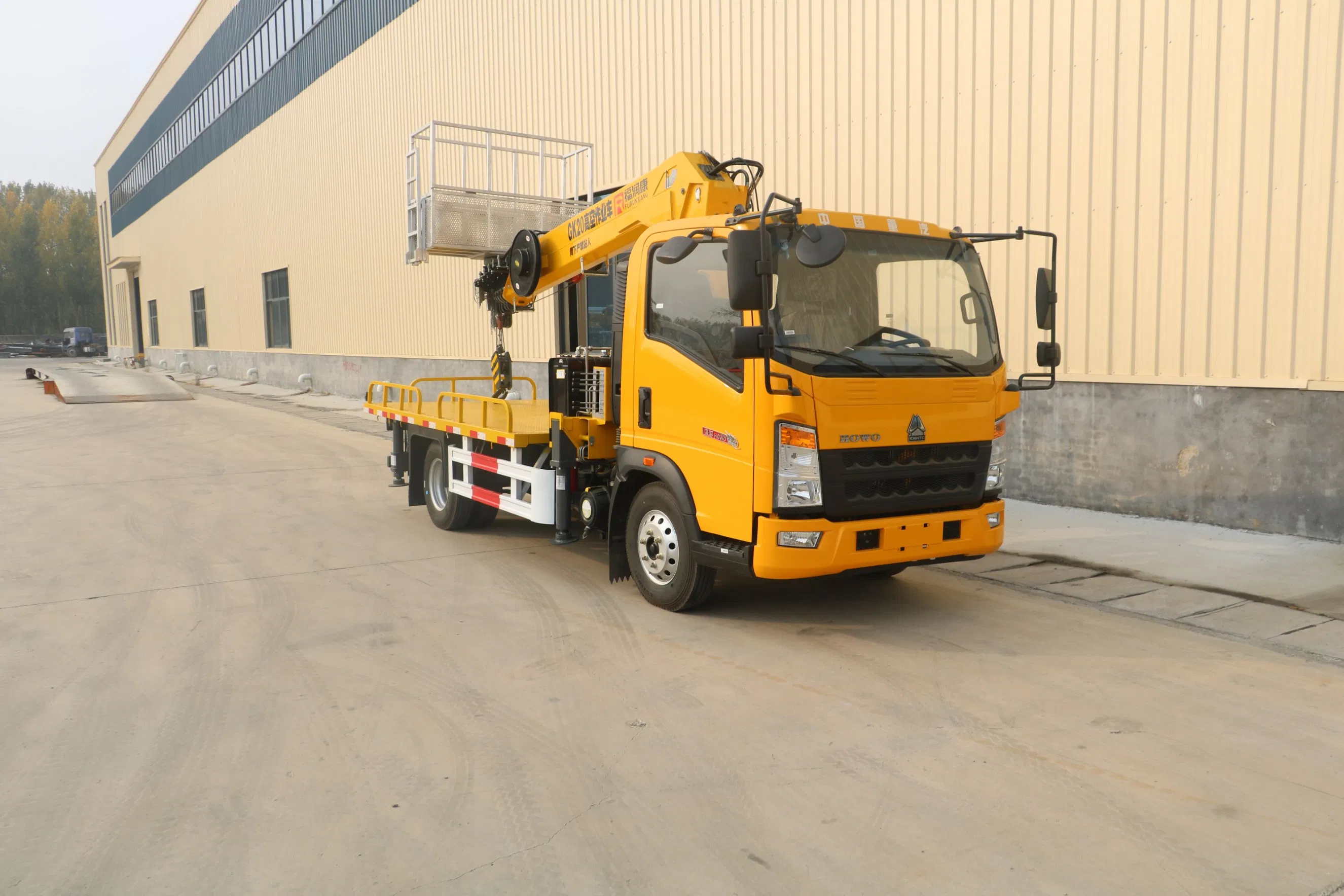 Multi-Functional Aerial Working Platform for Building Renovation, Maintenance and Cleaning