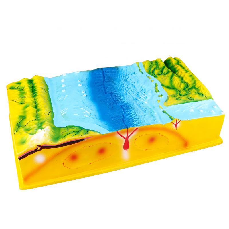 Tectonic Earth Terrestrial Plate Model for Geography
