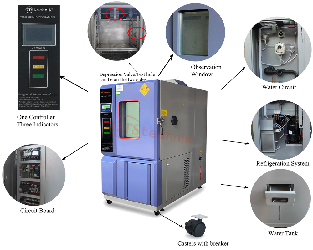 Temperature Humidity Chamber Lab Programmable Constant Stability Climatic Environmental Test Chamber with CE