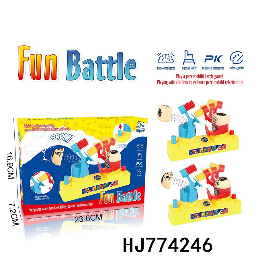 Hot Selling 2 Player Competitive Pounding Battle Toy for Kids and Adults Fun Interactive Duel Game with Hammer Challenge