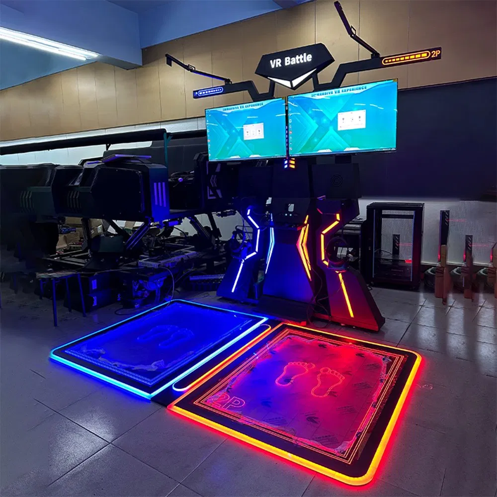 Competitive Dual-Player Vr Battle 2p Interactive Vr Arcade Machine