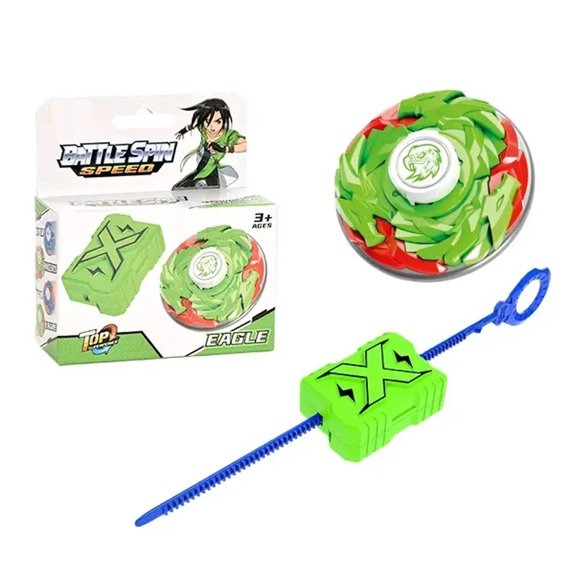 Wholesale Kids Favorite Boys Gift Novel Competitive Toys Popular Colorful Alloy Gyro Children Battle Spinning Top Combat Gyro