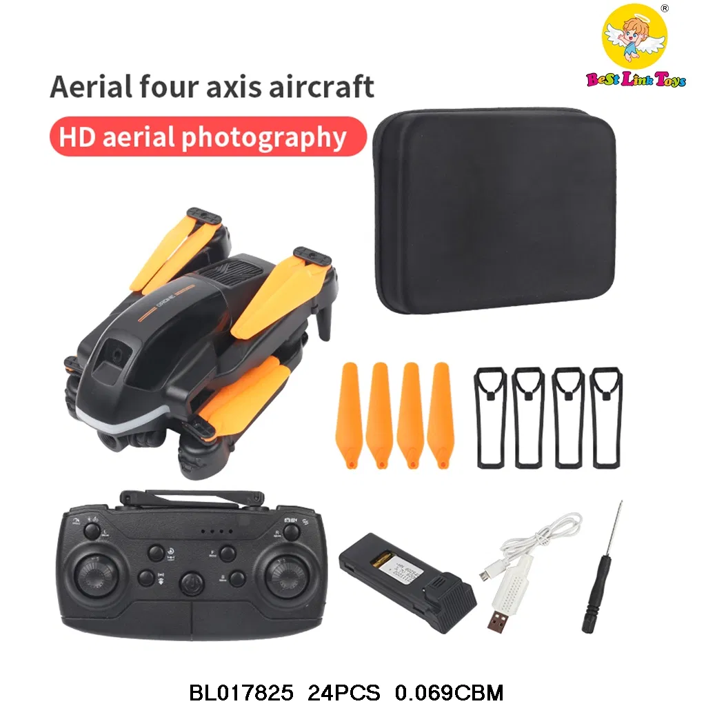 Hot Selling Kids Drone Folding Quadcopter Transmission Remote Control Quadcopter Toys Camera Drone Toys with Two Lens