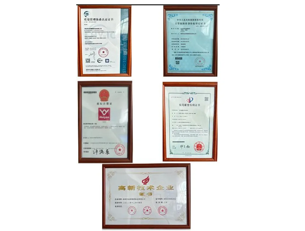 Certificates