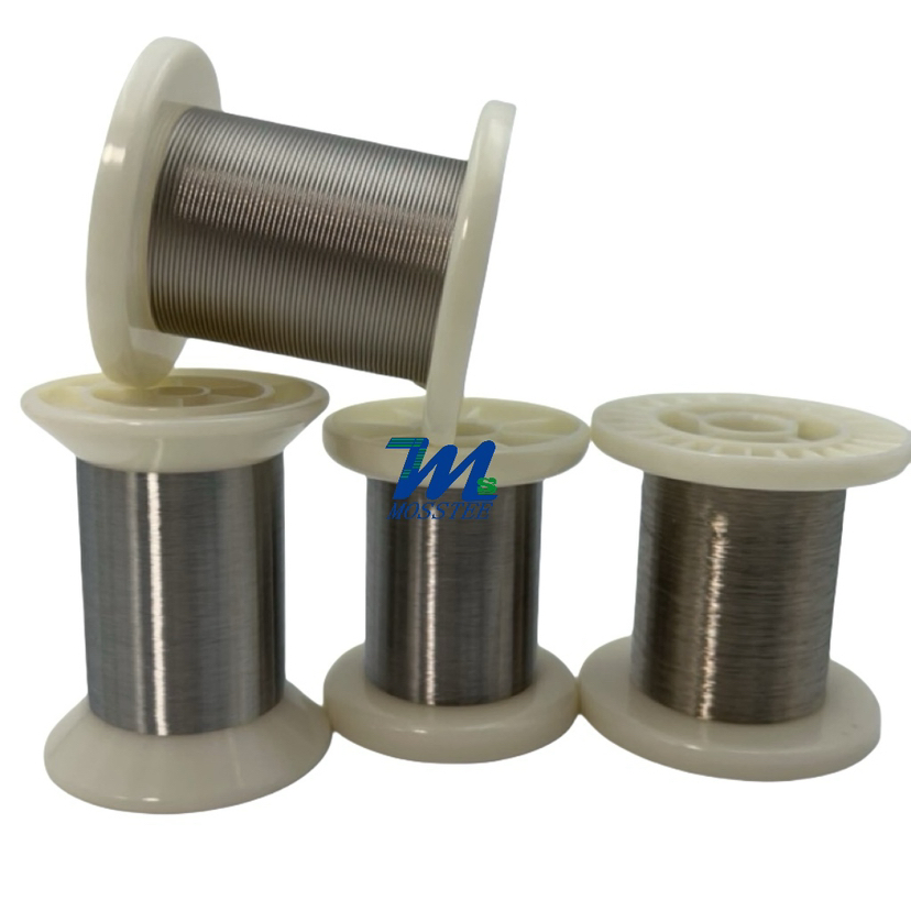 ISO 13485 &amp; IEC 60601 37X0.4mm Micro Coiled Conductor Nickel Plated Copper Wire for Mems Sensor Bonding (NPC)