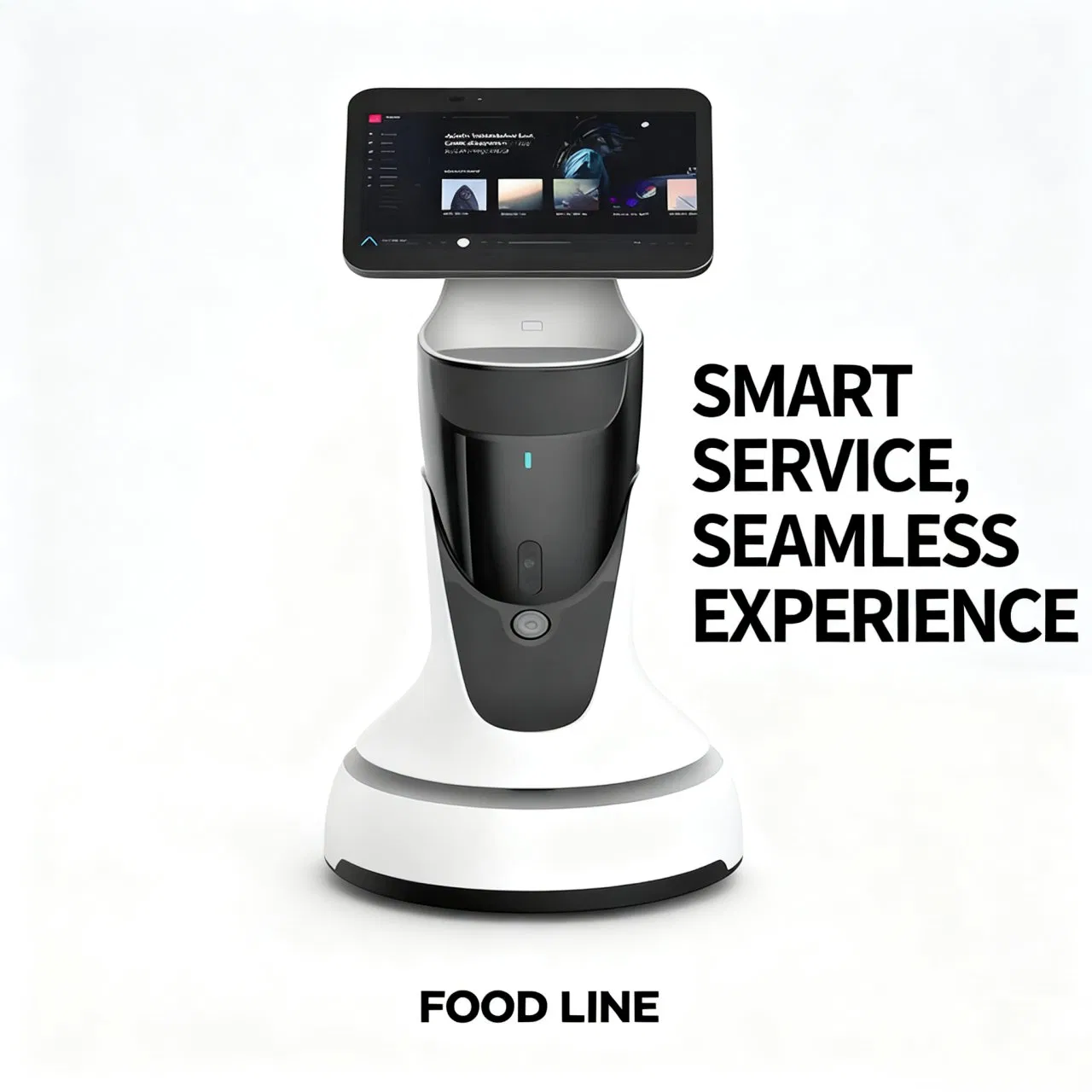 HD Touch Screen Multilingual Chat Face Recognition Smart Interactive Voice-Activated Welcome Robot