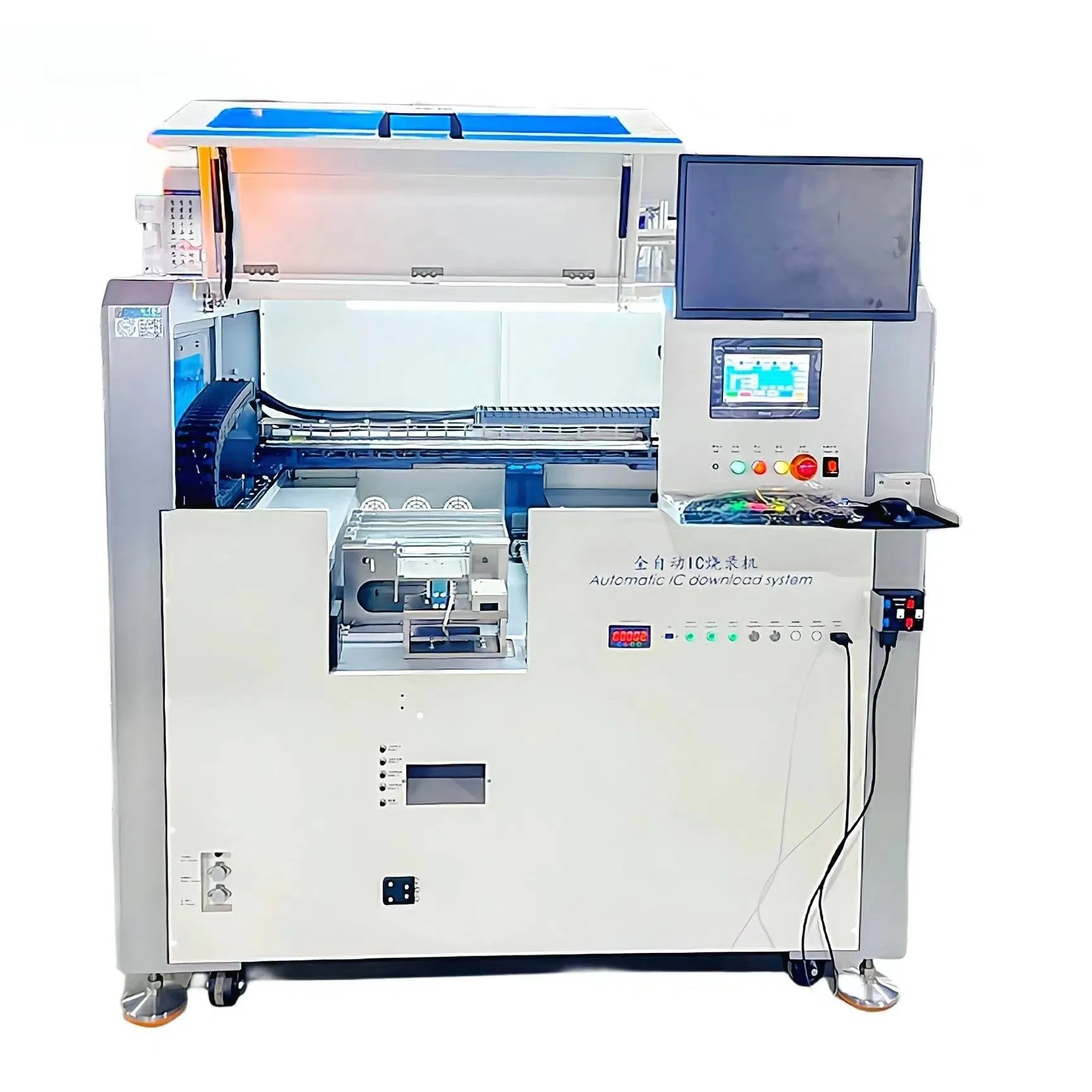 Ra Dual-Station IC Packaging Programmer Tp1200d - Automatic Component Tube Burner Equipment with Integrated Coding System
