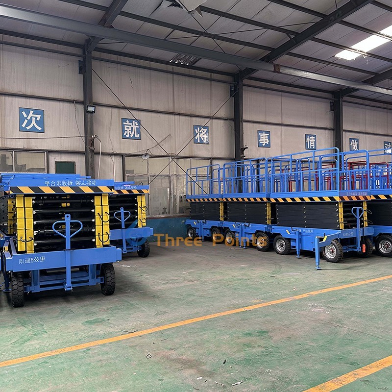 2026 New Model 500kg Man Lift Electric Mobile Scissor Lift Platform for Aerial Work