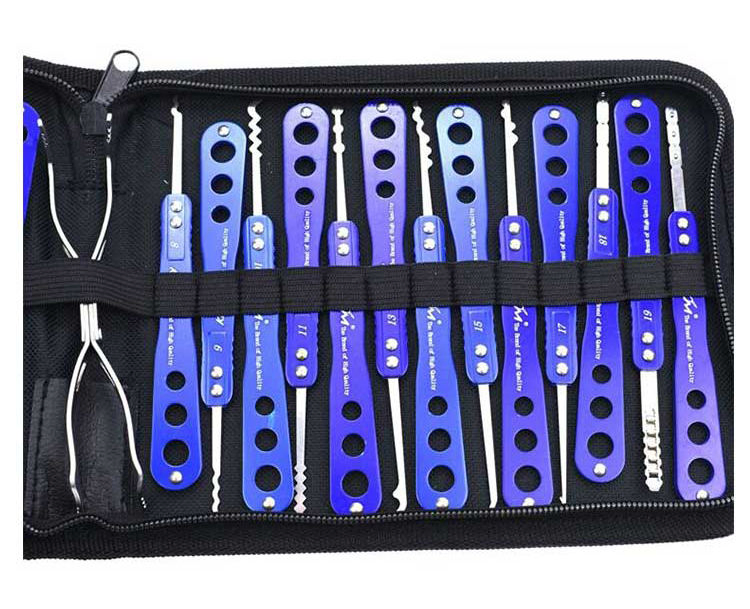 Locksmith Supplier Exercise Learning 30PCS Locksmith Automobile Lock Pick Tool Set Kit