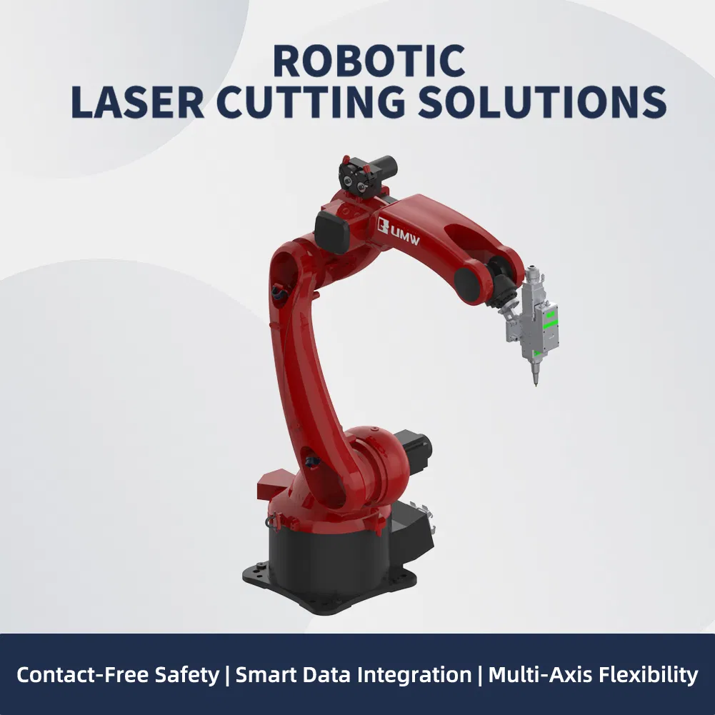 Programmable Robot Arm Machine Laser Cut Holes Industrial Robotic Cutting for Sale