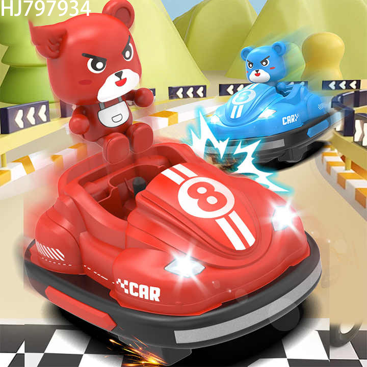 2.4G Battle RC Car with LED Lights &amp; Music Competitive Racing Game for Kids