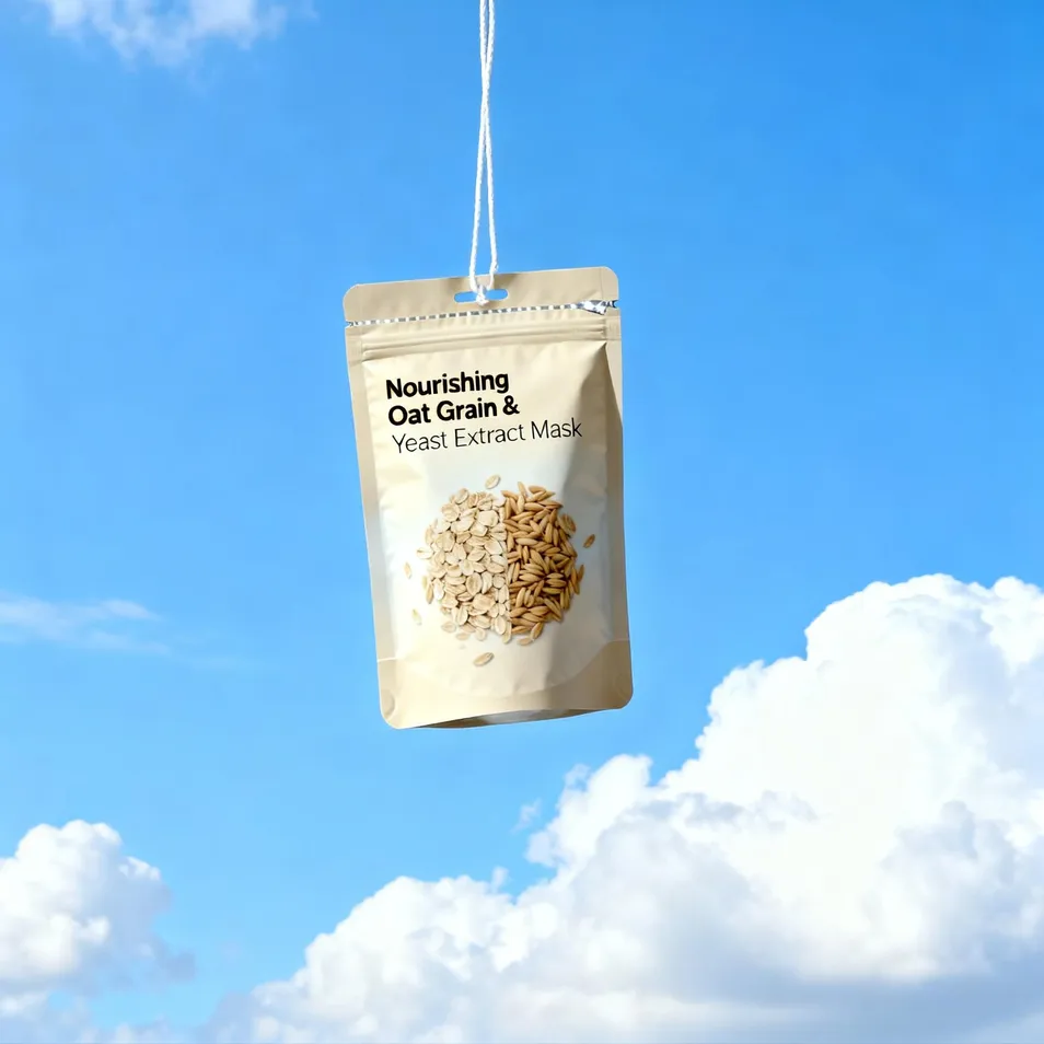 Oat Bran Extract Face Mask 1