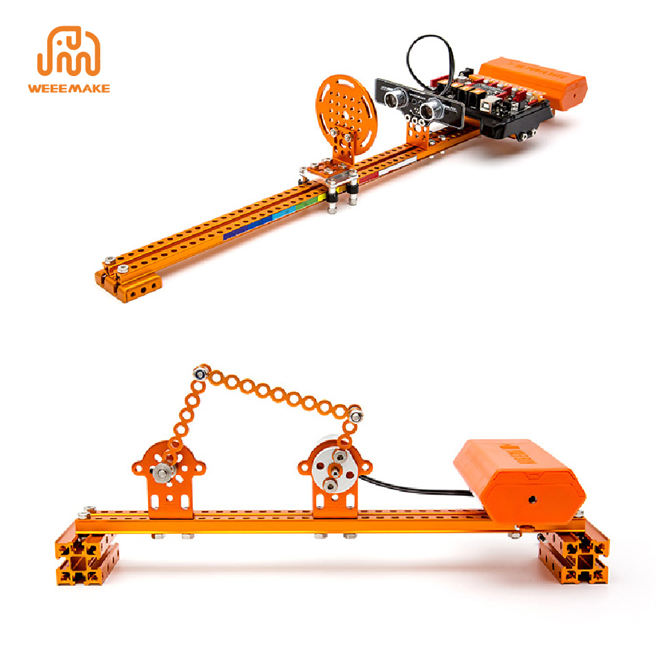 9-in-1 DIY Smart Arm Robot Kit Stem Block Building Training Educational Science Kit for School Children