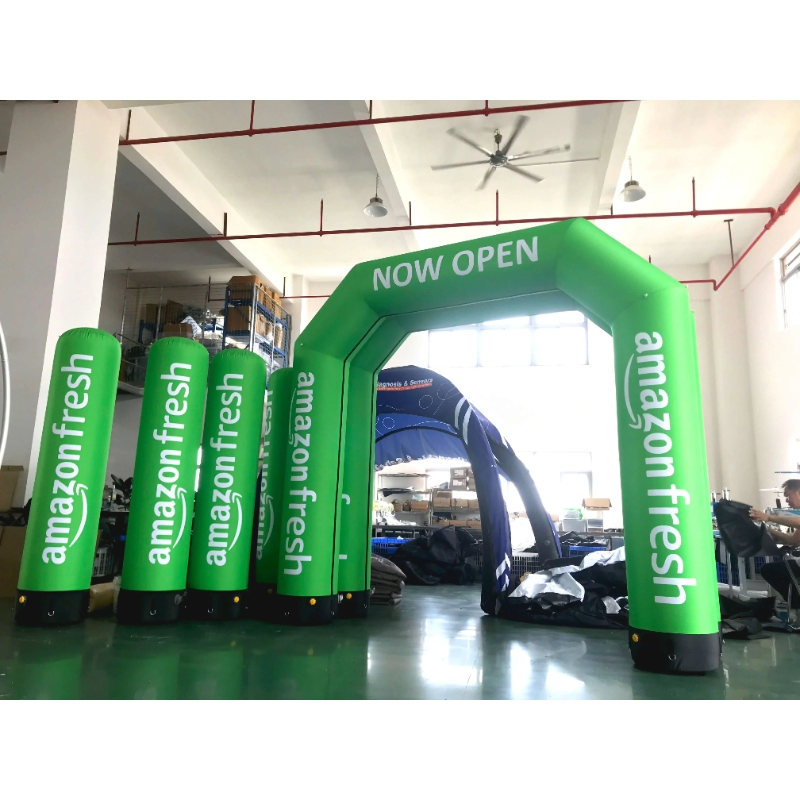 Competitive Price Inflatable Column for Marathons Fireproof Waterproof Material