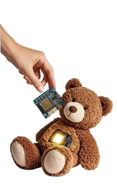 Reliable AI Plush Toy robot Conversational AI Toy for Child Growth Companionship