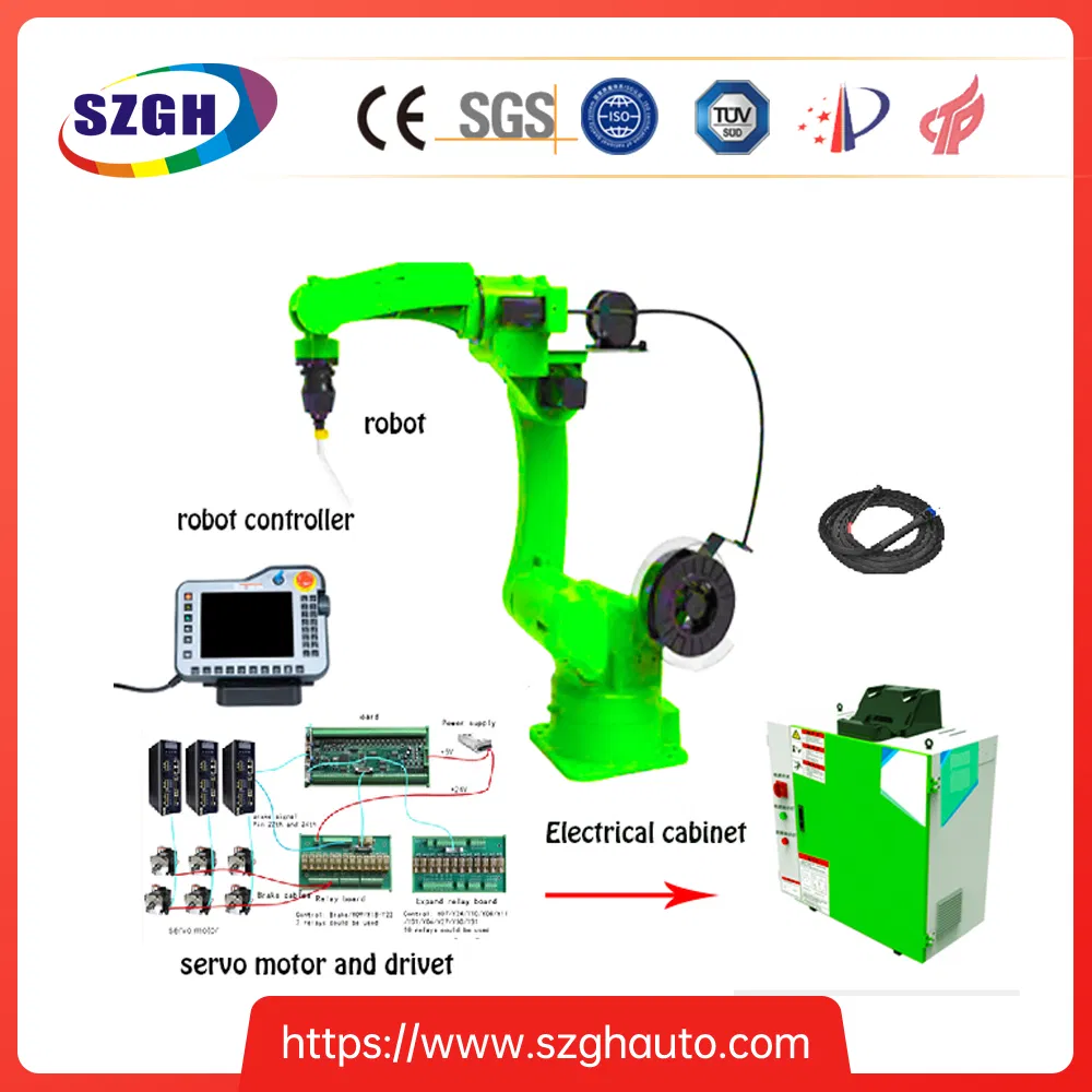 6 Axis Education Robot Industrial Robotic Arm Manipulator for Injection Mold Machine Palletizer and Welding
