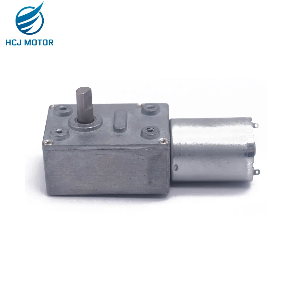 Micro 46mm * 32mm Square Gearbox Motor 6V 12V 24V 1rpm 10rpm 30rpm Right Angle DC Gear Motor with Reduction Reducer