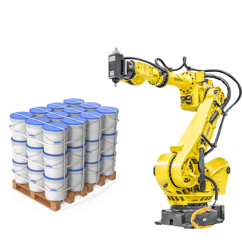 Programmable Latex Paint Bucket Fully Automated Articulated Palletizing Robot
