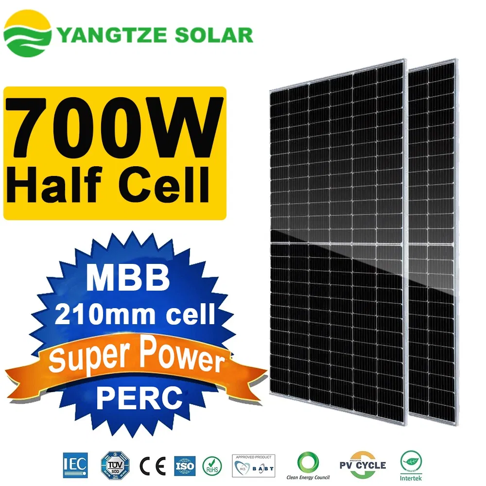 680W 690W 700W Highest Efficiency Cheap Photovoltaic Perc Monocyrstalline Solar PV Module Solar Panel