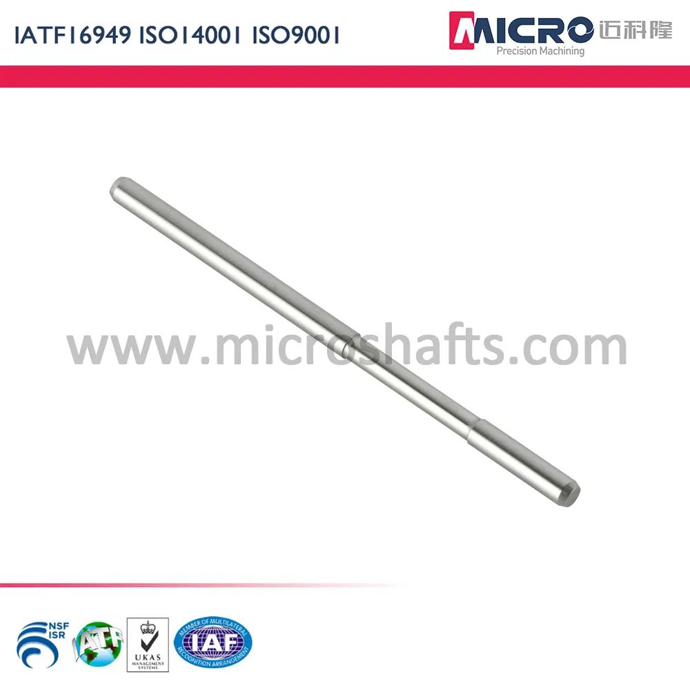 OEM Precision CNC Machined Transmission Shaft for Micro Motor/Auto/Medical/Power Tools IATF Certified Heat Treated Stainless Steel