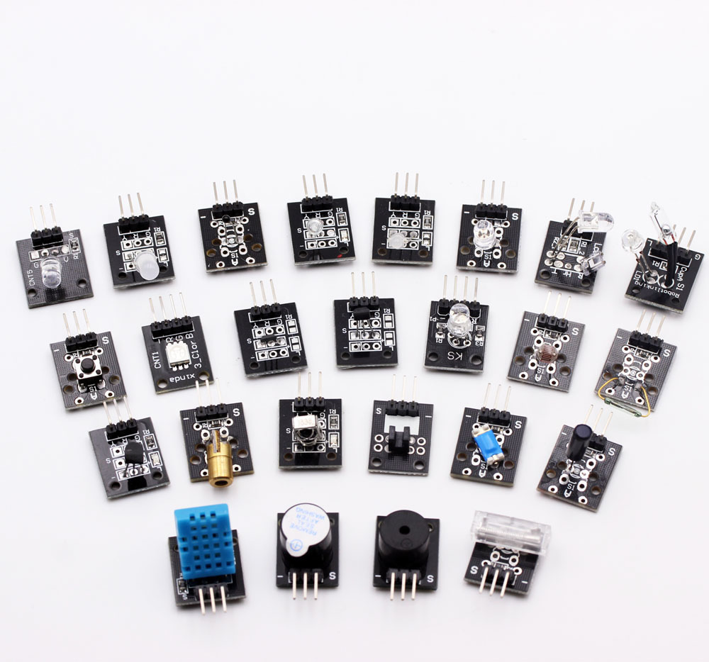 Smart Electronics 37 in 1 Sensor Kit Stem Creative Scientific Electronics Programming Learning Educational Smart Robot Toys for Arduino