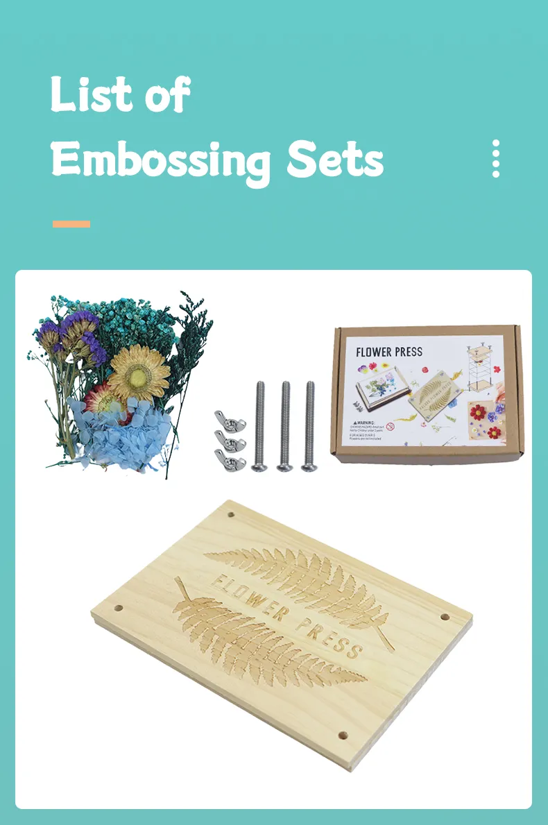 Wooden Flower Press Kit 3