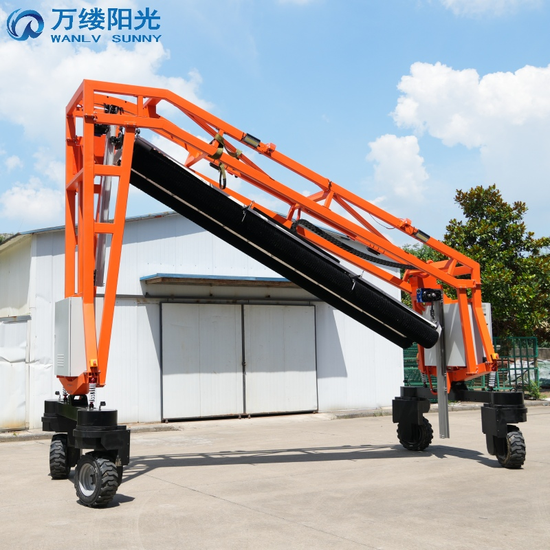 Automatic Programmable Solar Cleaning Machine High-Performance Solar-Panel-Cleaning-Robot System