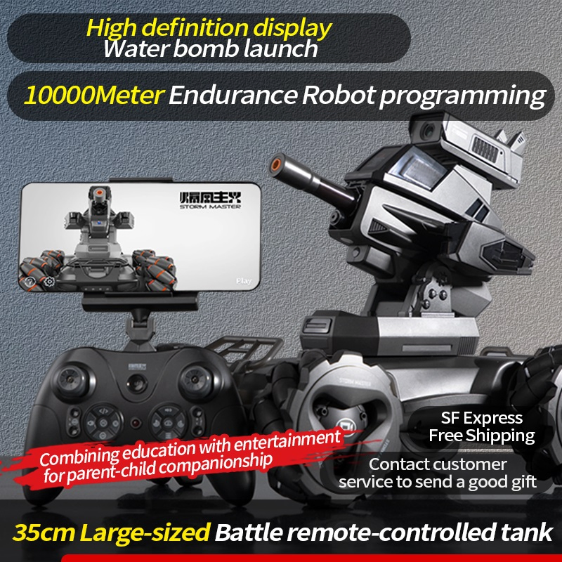 F06 Intelligent Humanoid Robot Programmable Kit with Gesture &amp; Touch Control Walking Stem Educational Toy for Kids Children