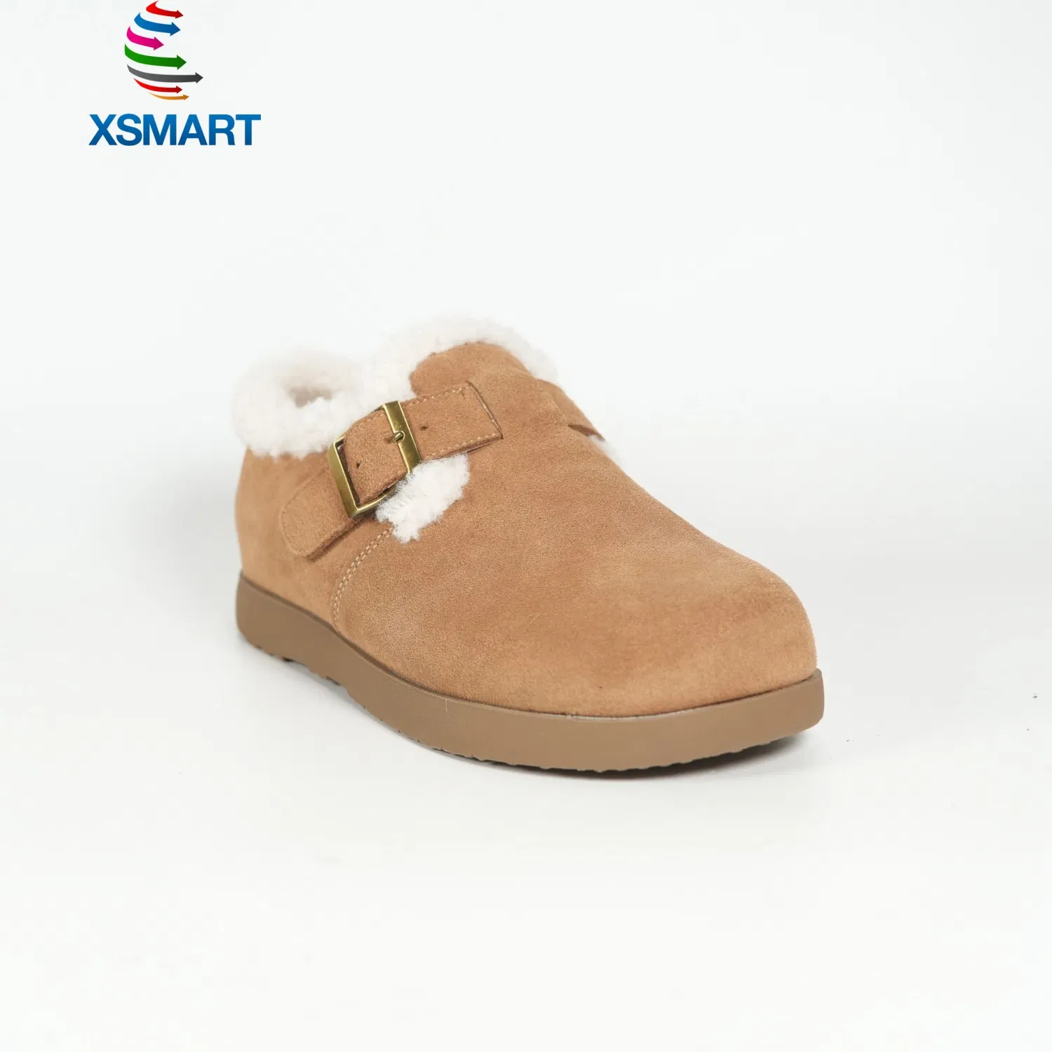 Birkenstock-Inspired EVA Comfort Shoes for Women Lightweight with Fur Warmth Slip-Resistant